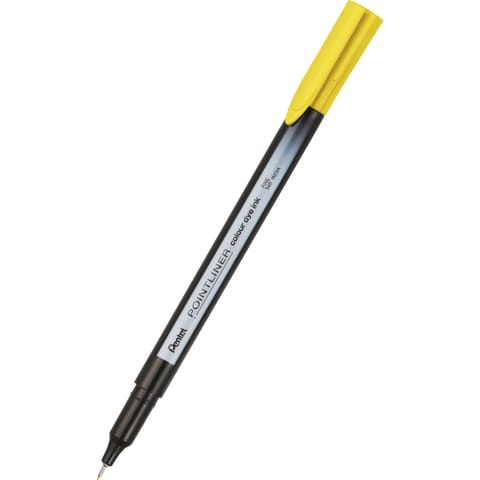 Cienkopis POINTLINER COLOUR żółty S40-G PENTEL w sklepie Wasserman.eu