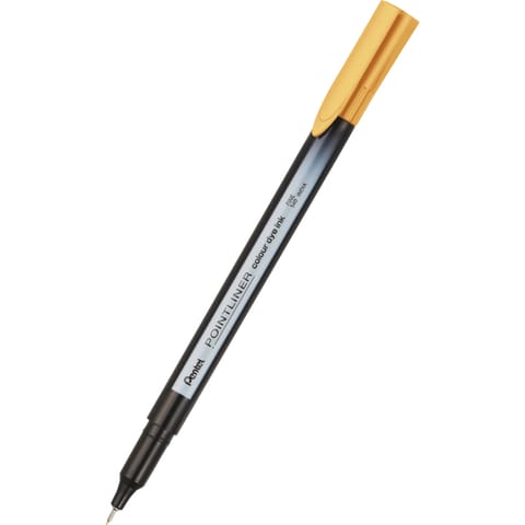 ⁨Cienkopis POINTLINER COLOUR ciemnożółty S40-Y PENTEL⁩ w sklepie Wasserman.eu