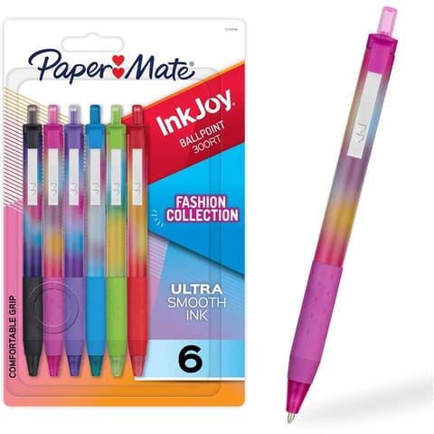 ⁨Zestaw długopisów INKJOY 6kol. 1,0mm PAPERMATE 2230924 / 2226846⁩ w sklepie Wasserman.eu