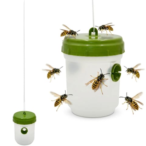 ⁨PUŁAPKA NA OSY SZERSZENIE I INNE OWADY DO POWIESZENIA 9X13CM KINZO MIX⁩ w sklepie Wasserman.eu