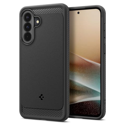 ⁨Spigen Rugged Armor - Etui do Samsung Galaxy A37 5G (Matte Black)⁩ w sklepie Wasserman.eu