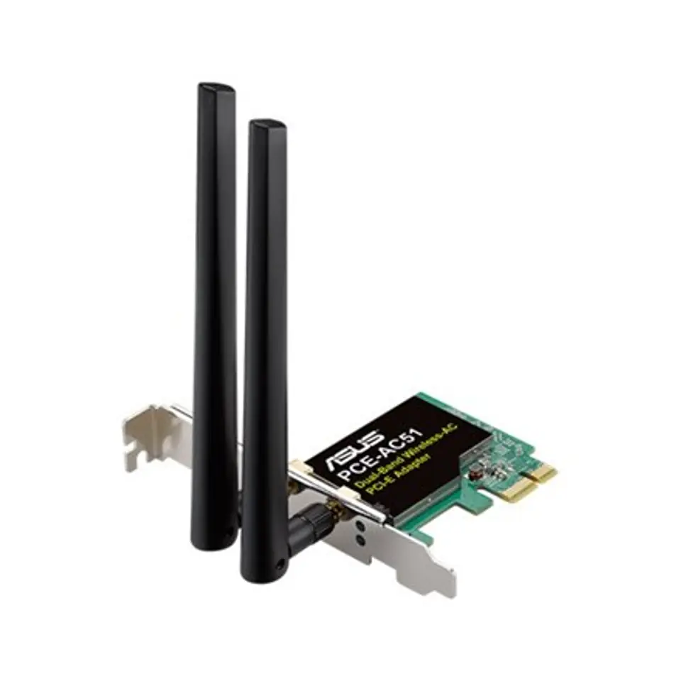 Asus Wireless-AC750 Dual-band PCI-E Adapter PCE-AC51 at Wasserman.eu