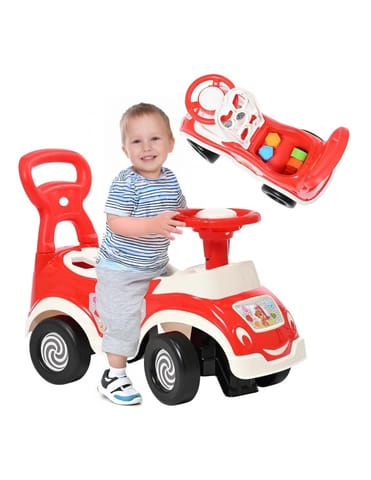⁨WOOPIE Jeździk 4w1 Sorter Pchacz Chodzik + Klakson Schowek⁩ w sklepie Wasserman.eu
