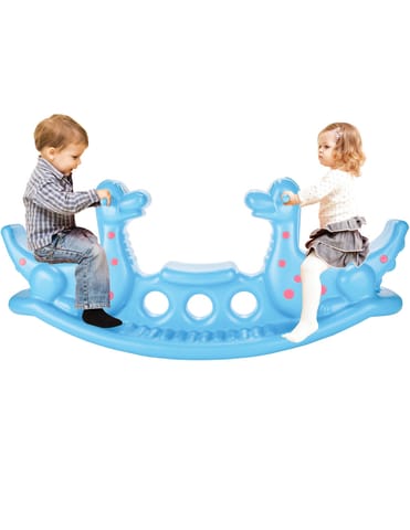 ⁨WOOPIE Bujak Dino Huśtawka Równoważna Jasno Niebieski⁩ w sklepie Wasserman.eu