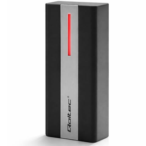 ⁨Qoltec Zbliżeniowy czytnik kart i breloków RFID | EM | karta | brelok | ABS⁩ w sklepie Wasserman.eu