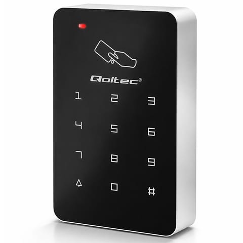 ⁨Qoltec Zamek szyfrowy FEBE z czytnikiem RFID| kod | karta | brelok | EM⁩ w sklepie Wasserman.eu