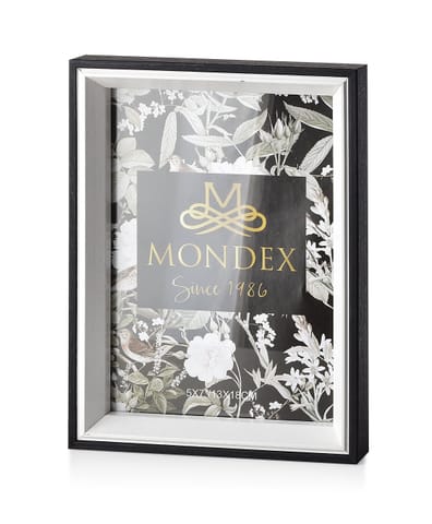 ⁨ADI Ramka 13x18cm czarno biała 20x15xh3cm⁩ w sklepie Wasserman.eu