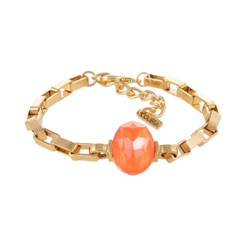 ⁨Bransoletka z średnim, owalnym kryształkiem Primero (B25/JES/184AU)⁩ w sklepie Wasserman.eu