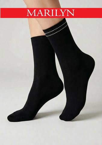 ⁨SKARPETY MARILYN DAMSKIE F84 (kolor black, rozmiar 36-40)⁩ w sklepie Wasserman.eu