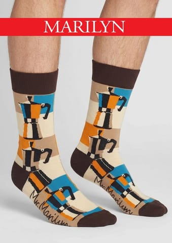 ⁨SKARPETY MARILYN MEN KAWUSIA (kolor wzorzyste, rozmiar 41-45)⁩ w sklepie Wasserman.eu