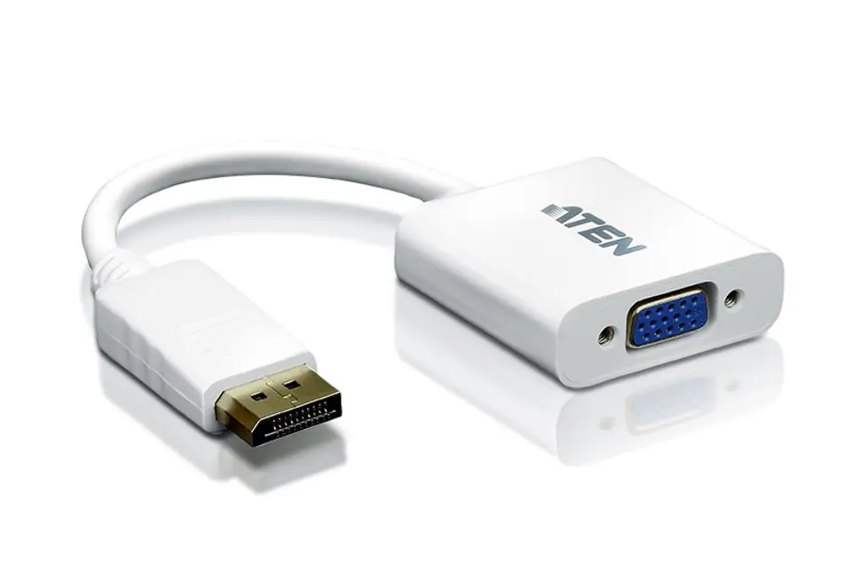 ⁨ATEN DisplayPort to VGA converter, Up to 1920x1200 @60Hz⁩ at Wasserman.eu