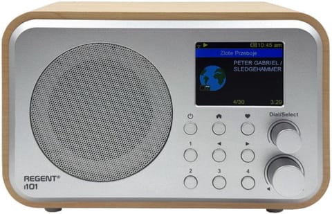 ⁨Radio internetowe Ferguson Regent i101 | DAB+ | FM RDS / Akumulator 2000 mAh (Jasne Drewno)⁩ w sklepie Wasserman.eu
