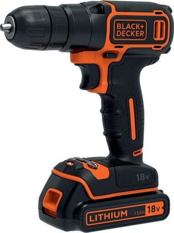 ⁨Black & Decker BDCD18-QW drill 650 RPM Black, Orange⁩ at Wasserman.eu