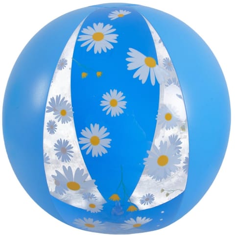 ⁨PIŁKA PLAŻOWA DMUCHANA 50CM DAISY NIEBIESKA 53174⁩ w sklepie Wasserman.eu