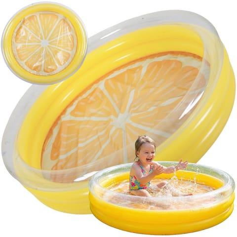 ⁨BASEN DZIECIĘCY 3- PIERŚCIENIOWY LEMON 148x30CM 51649⁩ w sklepie Wasserman.eu