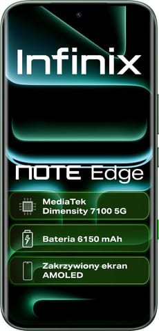 ⁨Telefon Infinix Note Edge 8/256GB Silk Green⁩ w sklepie Wasserman.eu