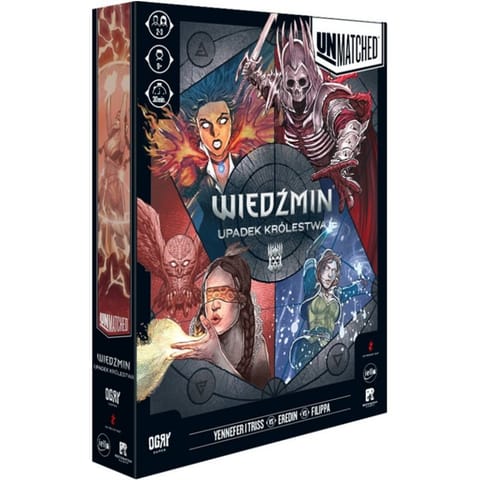 ⁨GRA UNMATCHED: UNMATCHED WIEDŹMIN -  UPADEK KRÓLESTWA  - OGRY GAMES⁩ w sklepie Wasserman.eu