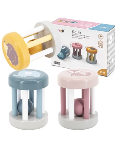 ⁨VIGA POLARB Drewniana Grzechotka Sesnsoryczna Piłka Montessori Niemowląt 0+⁩ w sklepie Wasserman.eu