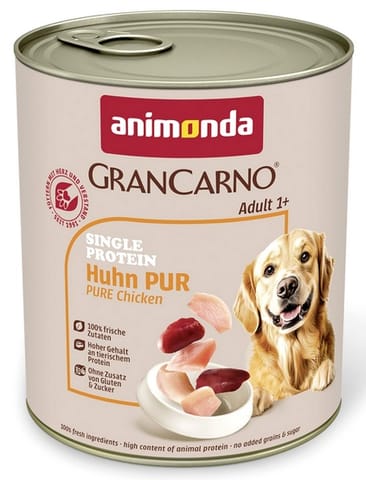 ⁨Animonda GranCarno Single Protein Kurczak puszka 800g⁩ w sklepie Wasserman.eu