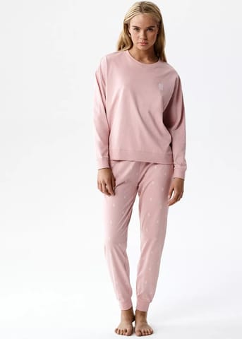 ⁨PIŻAMA ATLANTIC NLP-514 WL26 RÓŻOWY JASNY (kolor róż jasny, rozmiar M)⁩ w sklepie Wasserman.eu