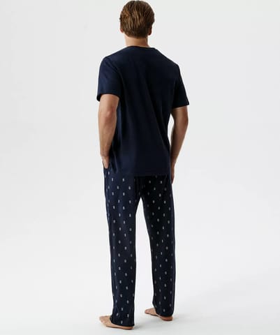 ⁨PIŻAMA ATLANTIC NMP-403 WL26 GRANATOWY (kolor granat, rozmiar M)⁩ w sklepie Wasserman.eu