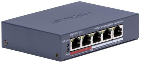 ⁨Switch Hikvision DS-3E0105P-E/M(C)⁩ w sklepie Wasserman.eu