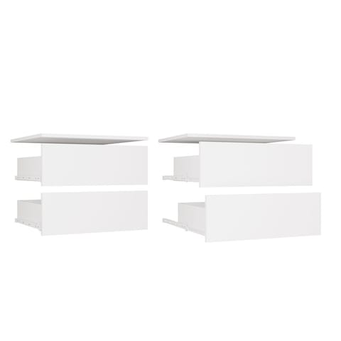 ⁨Moduł Szuflad OPENO 2SZ 2 Szuflady BIAŁY Do Garderoby Do Sypialni⁩ w sklepie Wasserman.eu