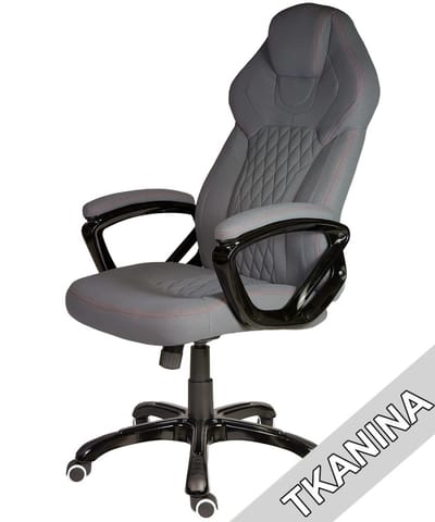 ⁨Fotel obrotowy do biurka SPIDER GREY FABRIC SPC⁩ w sklepie Wasserman.eu