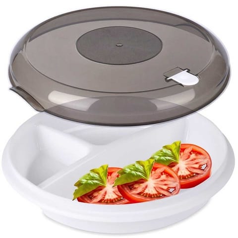 ⁨POJEMNIK DZIELONY 25cm DO KUCHENKI MIKROFALOWEJ MIKROFALI 229123⁩ w sklepie Wasserman.eu