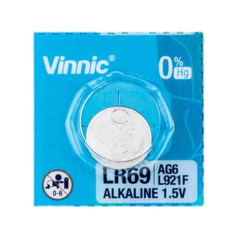 ⁨Bateria alkaliczna Vinnic LR921/370/AG6⁩ w sklepie Wasserman.eu