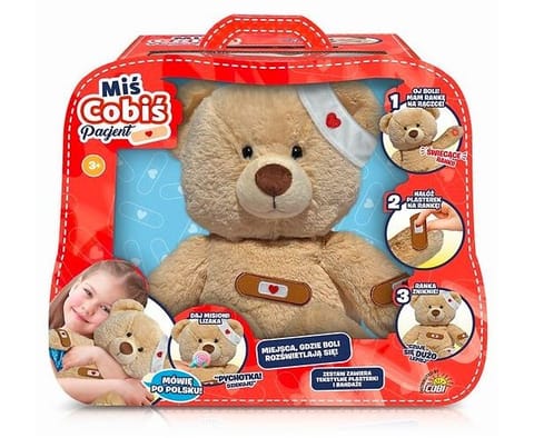 ⁨Mascot Teddy Bear Cobi Patient⁩ at Wasserman.eu
