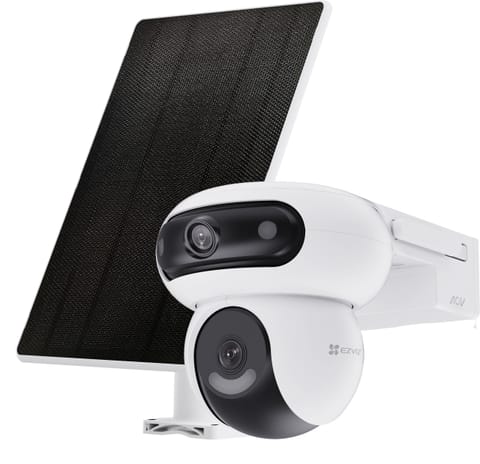 ⁨Kamera IP Ezviz HB90X Dual 4G Wi-Fi Kit 4MP+4MP z panelem solarnym 8W⁩ w sklepie Wasserman.eu