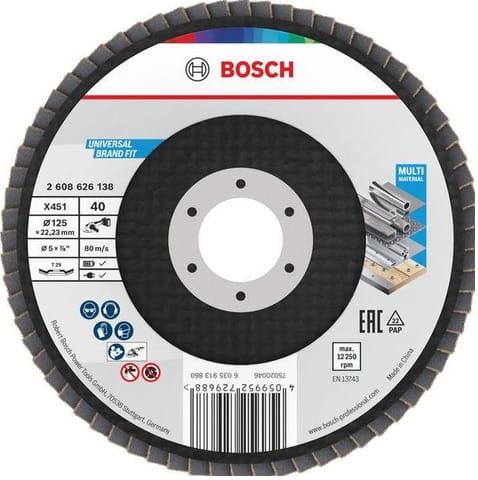 TARCZA LISTKOWA X451 125MM T29 G120 KĄTOWA w sklepie Wasserman.eu