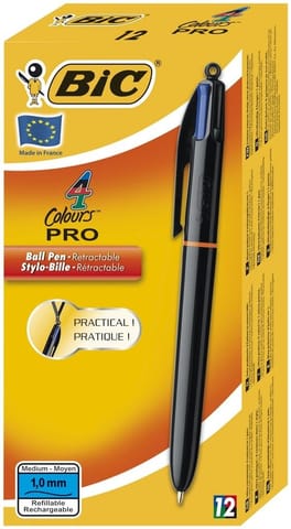 ⁨Długopis 4 Colours Pro (12szt) BIC⁩ w sklepie Wasserman.eu