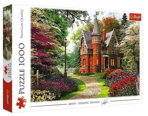 ⁨Puzzle 1000 Wiktoriański dom TREFL⁩ w sklepie Wasserman.eu