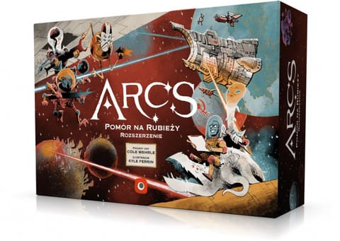 ⁨GRA PLANSZOWA ARCS: POMÓR NA RUBIEŻY - dodatek - PORTAL GAMES⁩ w sklepie Wasserman.eu