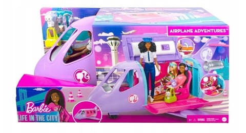 ⁨Barbie Lotnicza przygoda Samolot+Lalka HCD49⁩ w sklepie Wasserman.eu