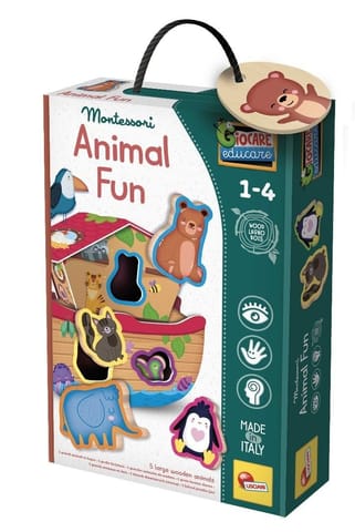 ⁨Montessori baby wood animal fun⁩ w sklepie Wasserman.eu