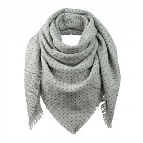 ⁨Szal chusta damska szara SZALS30WZ7⁩ w sklepie Wasserman.eu