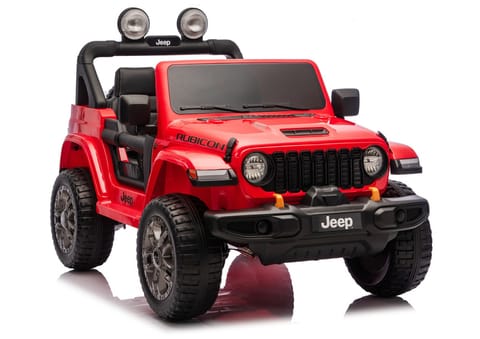 ⁨Pojazd Na Akumulator Jeep Rubicon 4x4 DK-JWR556 4x200W 24V Czerwony⁩ w sklepie Wasserman.eu