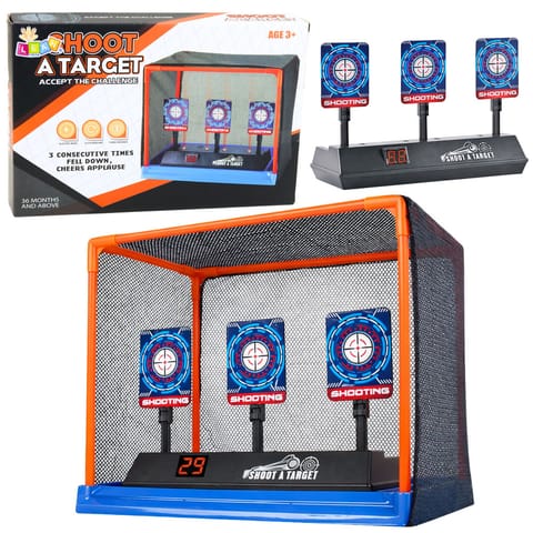 ⁨Tarcza Elektroniczna Do Strzelania Cyfrowy Licznik LCD Siatka Ruchome Cele⁩ w sklepie Wasserman.eu