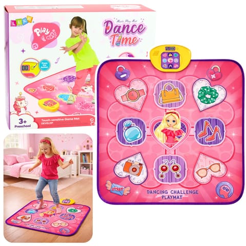 ⁨Mata Taneczna Muzyczna Interaktywna Jednorożec Bluetooth 5 Trybów Różowa⁩ w sklepie Wasserman.eu