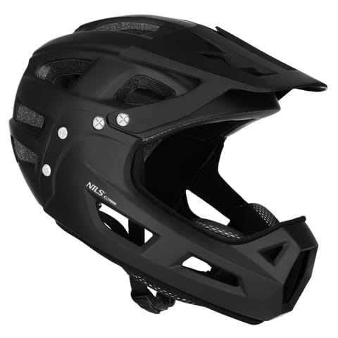 ⁨MTW101 KASK CZARNY FULL FACE M(56-58CM) NILS EXTREME⁩ w sklepie Wasserman.eu