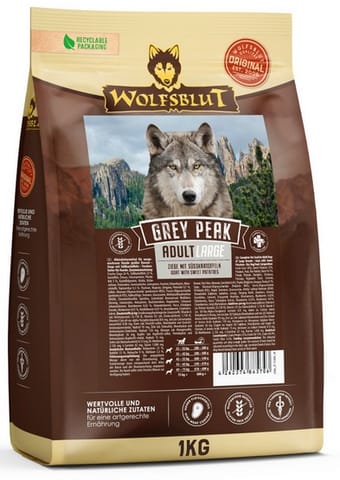 ⁨Wolfsblut Dog Grey Peak Adult Large - koza i bataty 1kg⁩ w sklepie Wasserman.eu