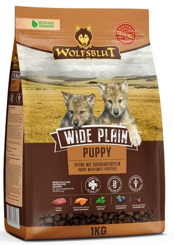 ⁨Wolfsblut Dog Wide Plain Puppy - konina i bataty 1kg⁩ w sklepie Wasserman.eu