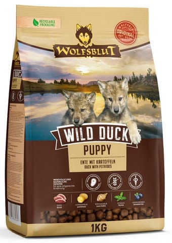 ⁨Wolfsblut Dog Wild Duck Puppy - kaczka i ziemniaki 1kg⁩ w sklepie Wasserman.eu