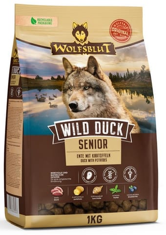 ⁨Wolfsblut Dog Wild Duck Senior - kaczka i ziemniaki 1kg⁩ w sklepie Wasserman.eu
