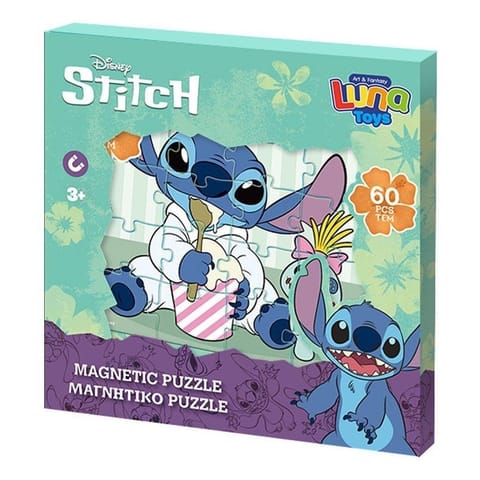 ⁨Puzzle magnetyczne Lilo&Stitch 60el⁩ w sklepie Wasserman.eu