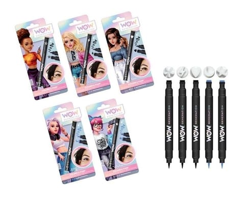 ⁨Kredka do oczu ze stempelkami do twarzy WOW MIX⁩ w sklepie Wasserman.eu