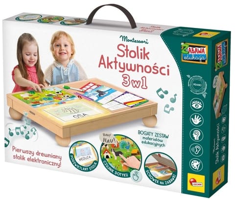 ⁨Montessori Biurko aktywności 3w1⁩ w sklepie Wasserman.eu